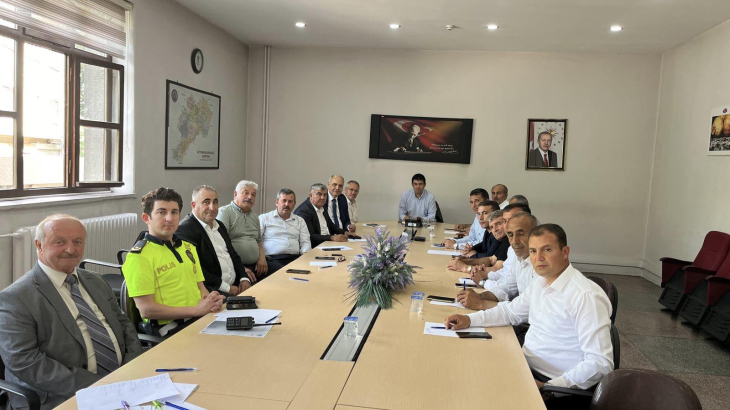 Güzergah Değişikliği Hakkında Görüşme Belediye Başkanlarımızla Gerçekleşti