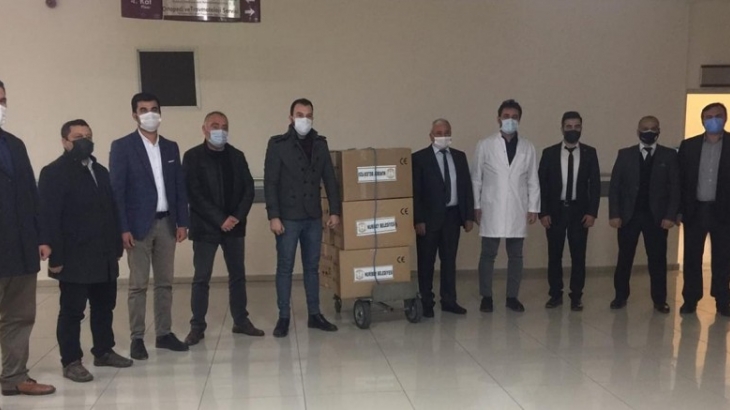 Nuribey Belediyesi sağlık çalışanlarını unutmadı